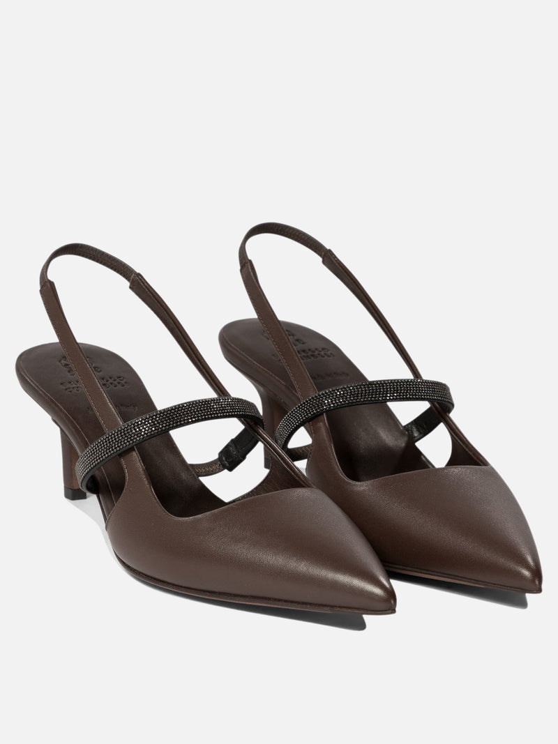 Vietti Brunello Cucinelli Slingback "City" Nuovo