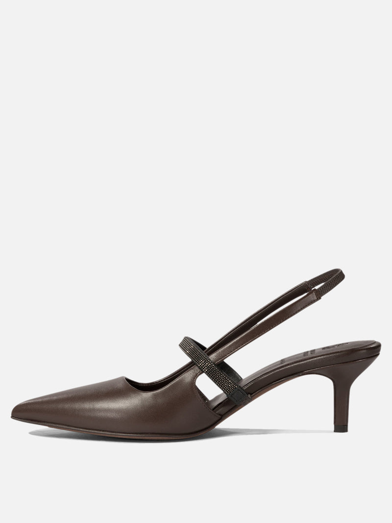 Vietti Brunello Cucinelli Slingback "City" Nuovo