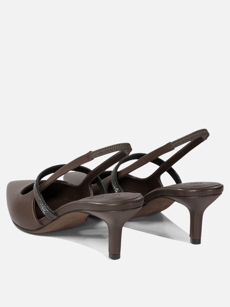 Vietti Brunello Cucinelli Slingback "City" Nuovo