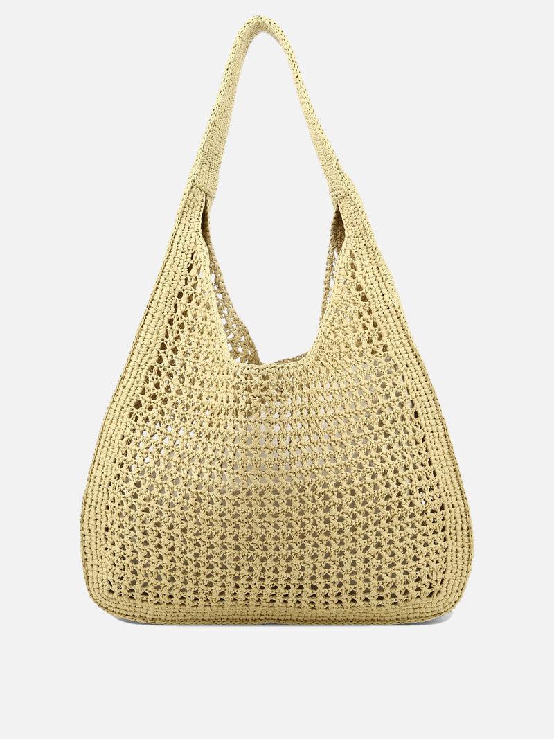 Vietti Miu Miu Borsa a spalla crochet con logo Saldi Di Fabbrica