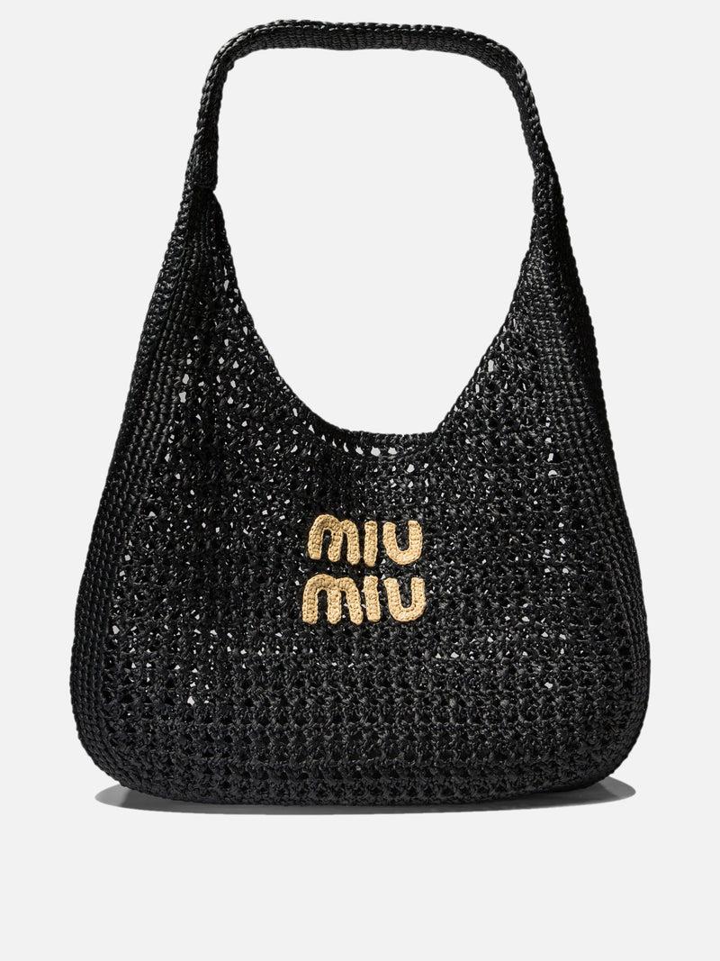 Vietti Miu Miu Borsa a spalla crochet con logo I Più Venduti