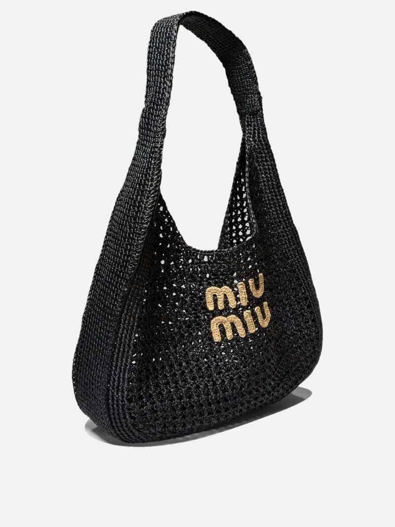 Vietti Miu Miu Borsa a spalla crochet con logo I Più Venduti