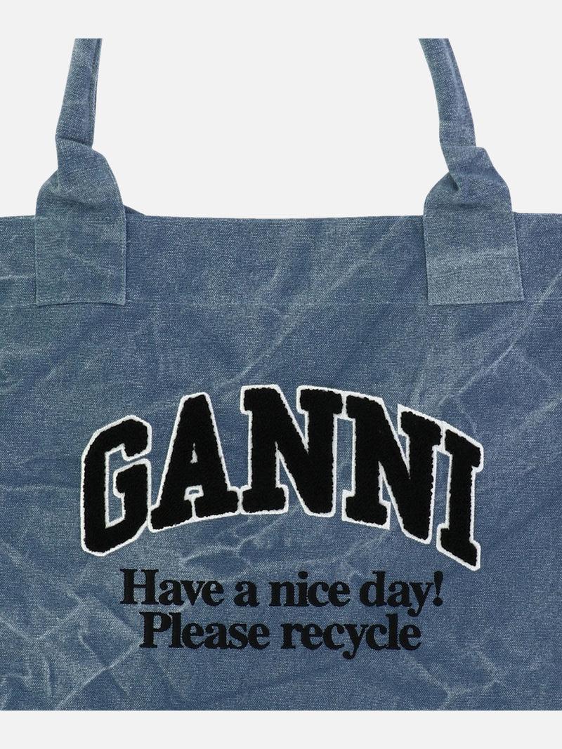 Vietti Ganni Tote Oversize in canvas Vendite stagionali