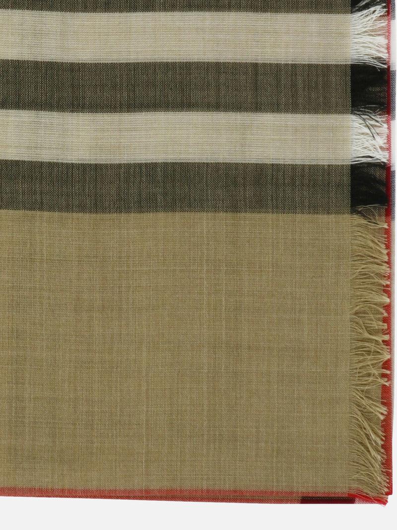 Vietti Burberry Sciarpa in lana e seta Check Offerte giornaliere
