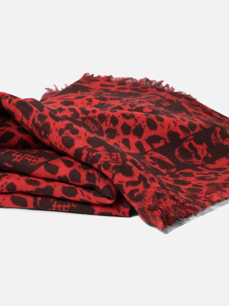 Vietti Alexander McQueen Foulard "Leopard Skull" Super Saving Price