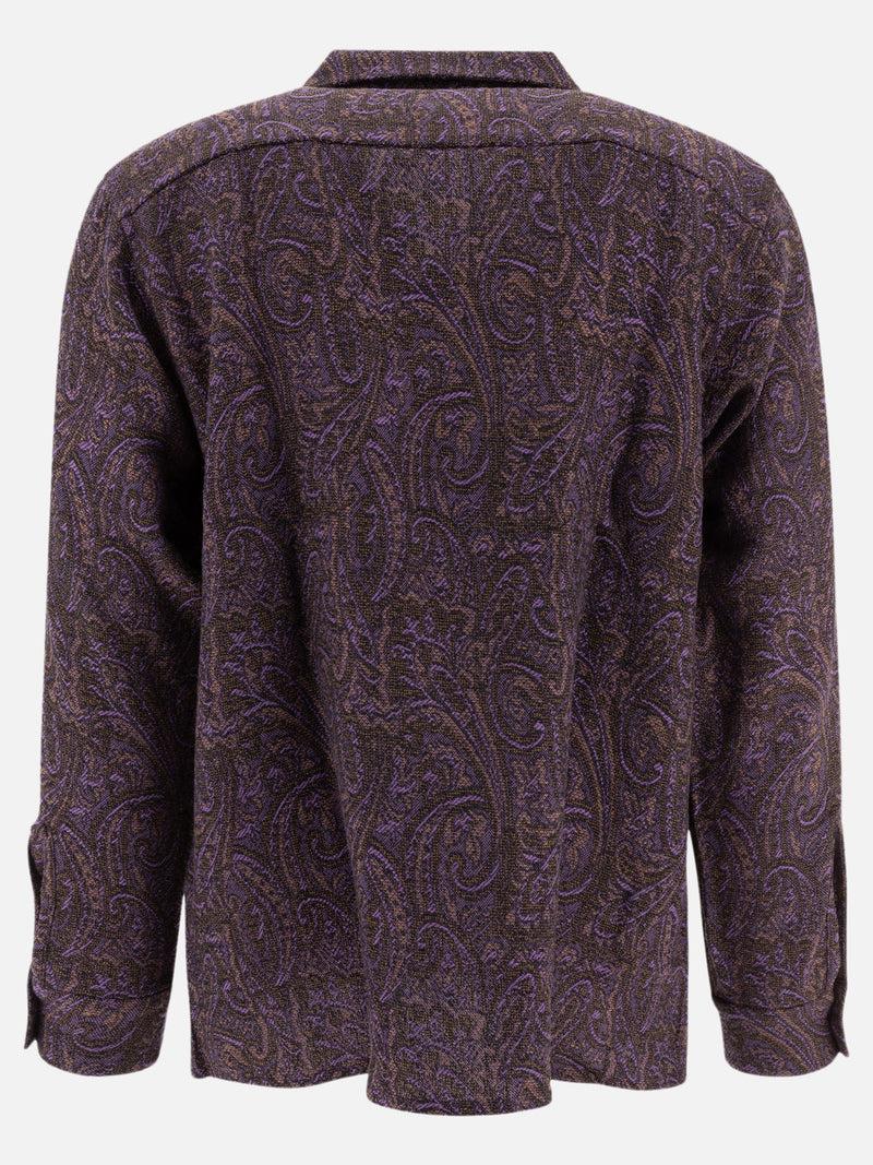 Vietti Needles Camicia in lana Paisley Novità