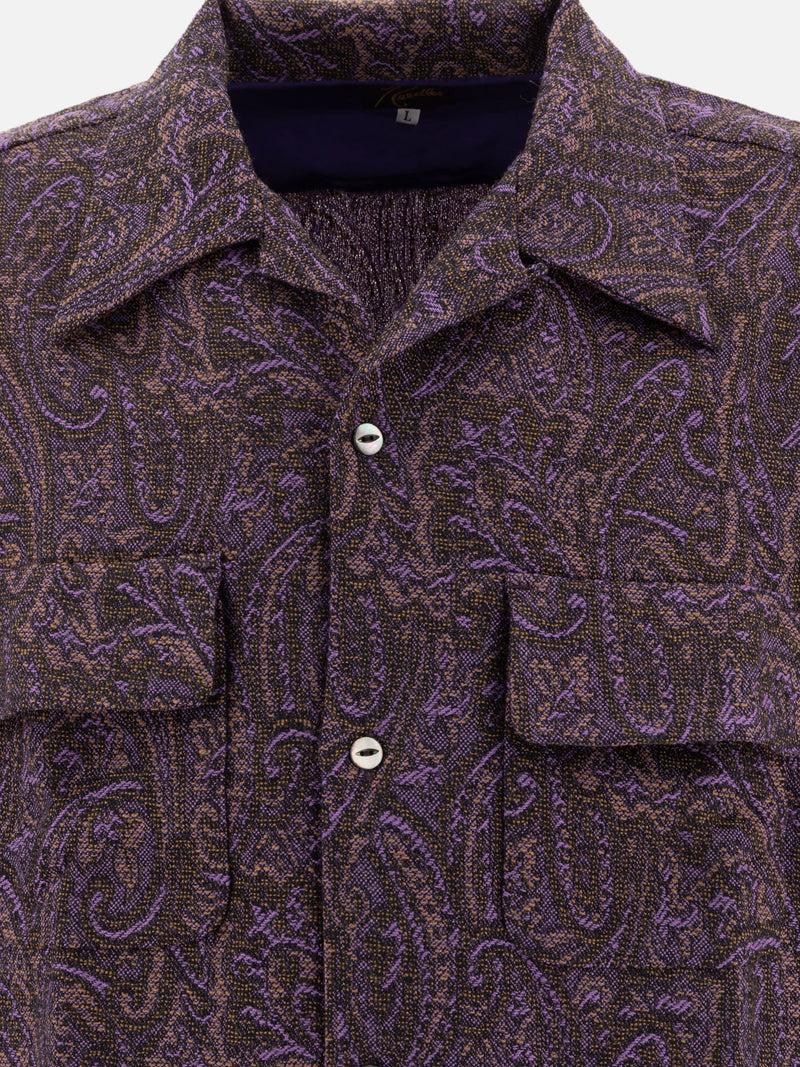 Vietti Needles Camicia in lana Paisley Novità