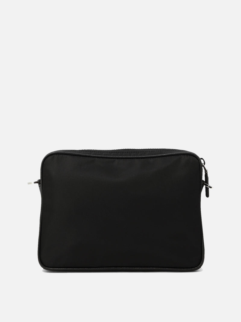Vietti Prada Borsa a tracolla in Re-Nylon e Saffiano Online Outlet