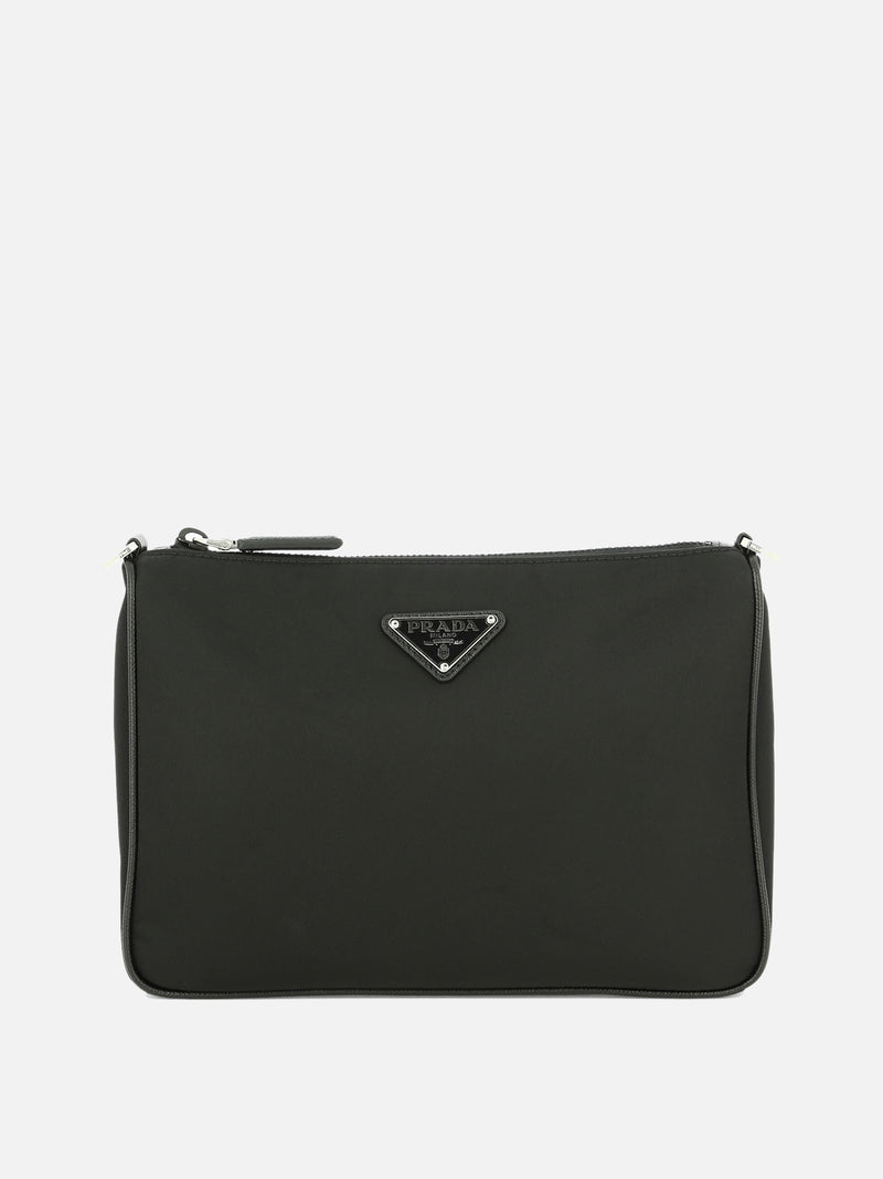 Vietti Prada Borsa a tracolla in Re-Nylon e Saffiano Offerte esclusive