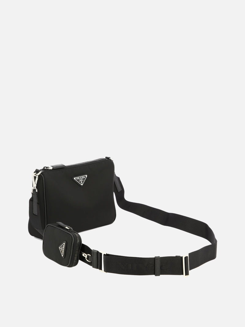 Vietti Prada Borsa a tracolla in Re-Nylon e Saffiano Offerte esclusive
