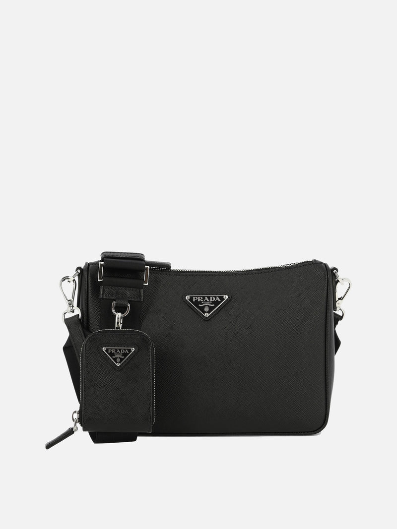 Vietti Prada Borsa a tracolla in Saffiano Lightning offer