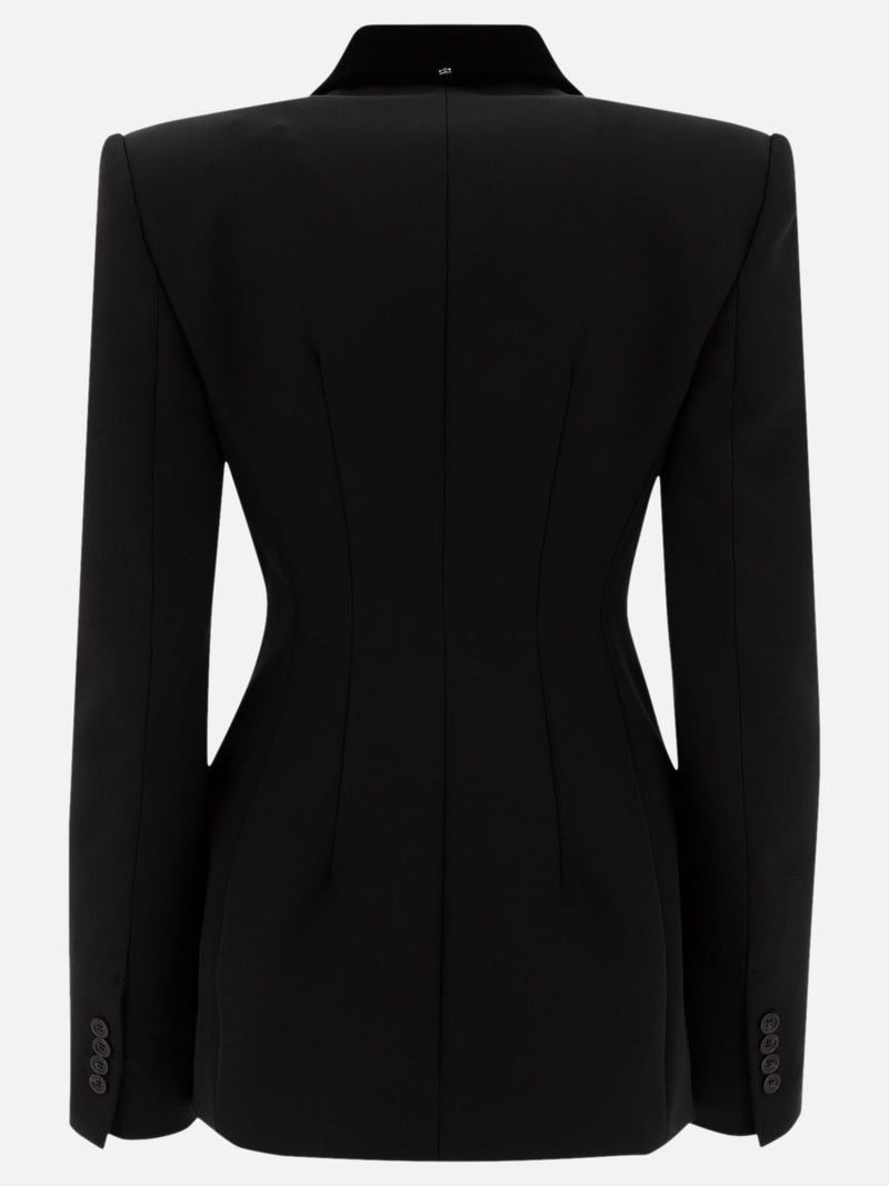 Vietti Max Mara Sportmax Blazer sartoriale in lana tecnica Sconti VIP
