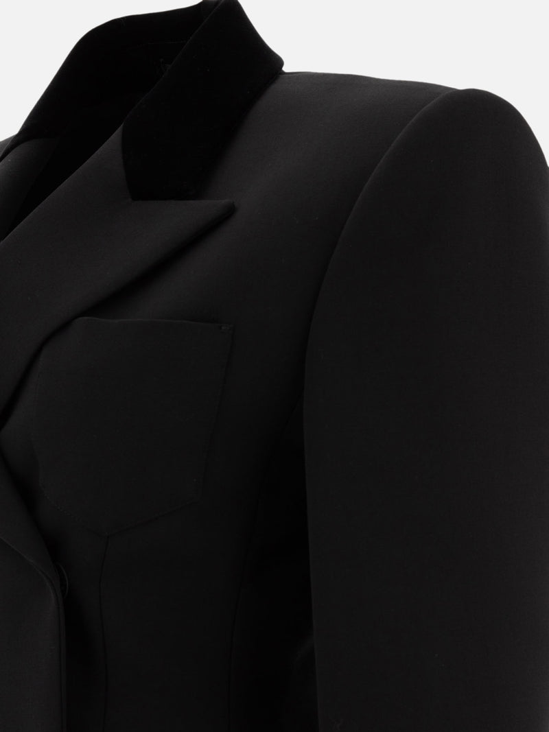 Vietti Max Mara Sportmax Blazer sartoriale in lana tecnica Sconti VIP