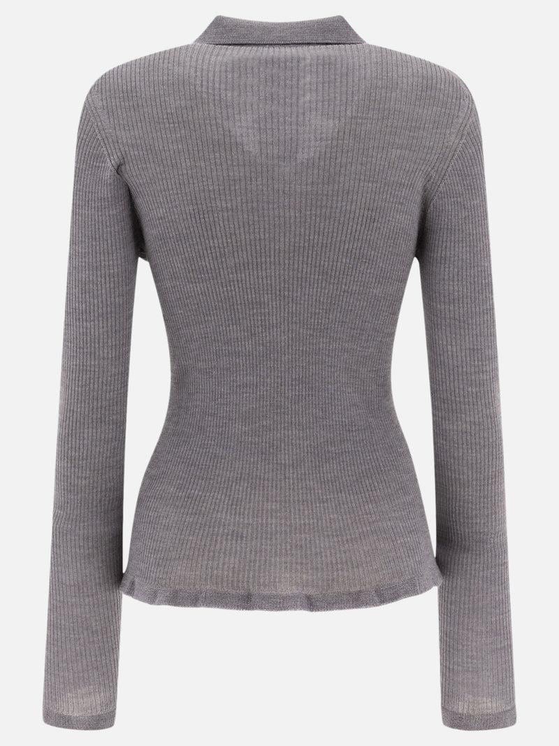 Vietti Cecilie Bahnsen Polo a costine "Oda" Fino al 65% di sconto