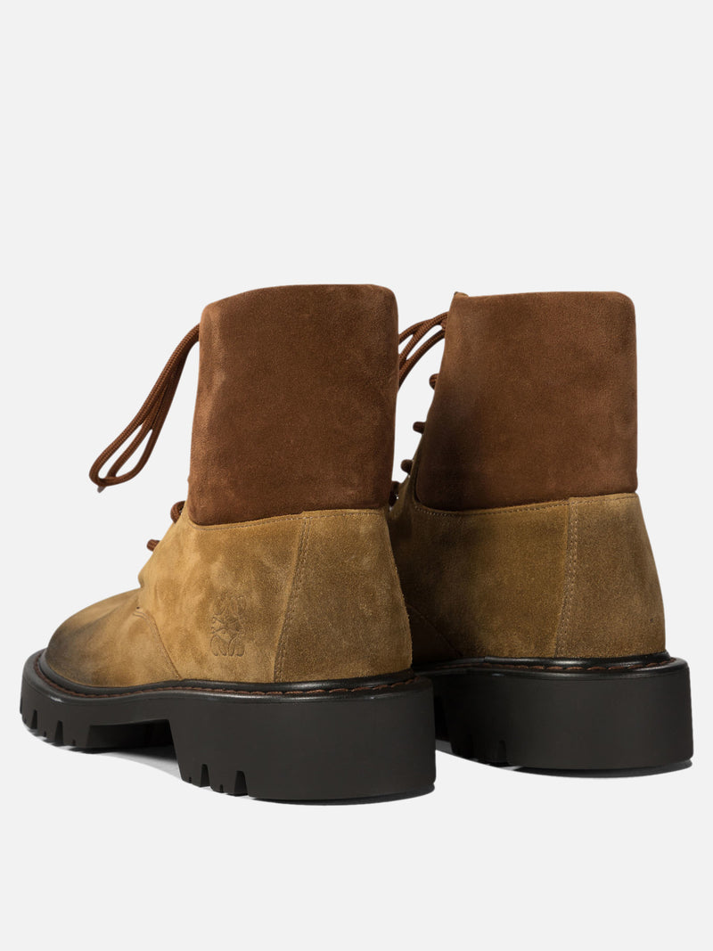 Vietti Loewe Anfibi militari "Sierra" in pelle scamosciata Italia
