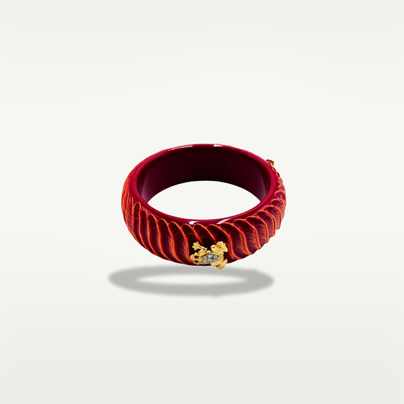ALMALA BRACCIALE ACETATE FROG | MATTONE SCURO Italia