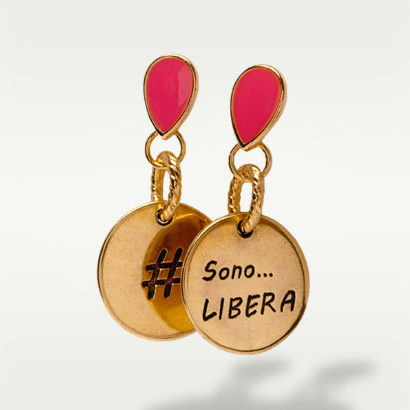 ALMALA ORECCHINO #SENTIMENT | FUCSIA Sottocosto