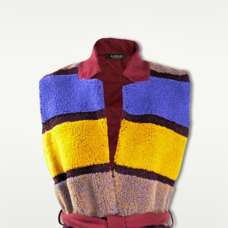 ALMALA GILET KASHMIR | BORDEAUX Acquista Ora