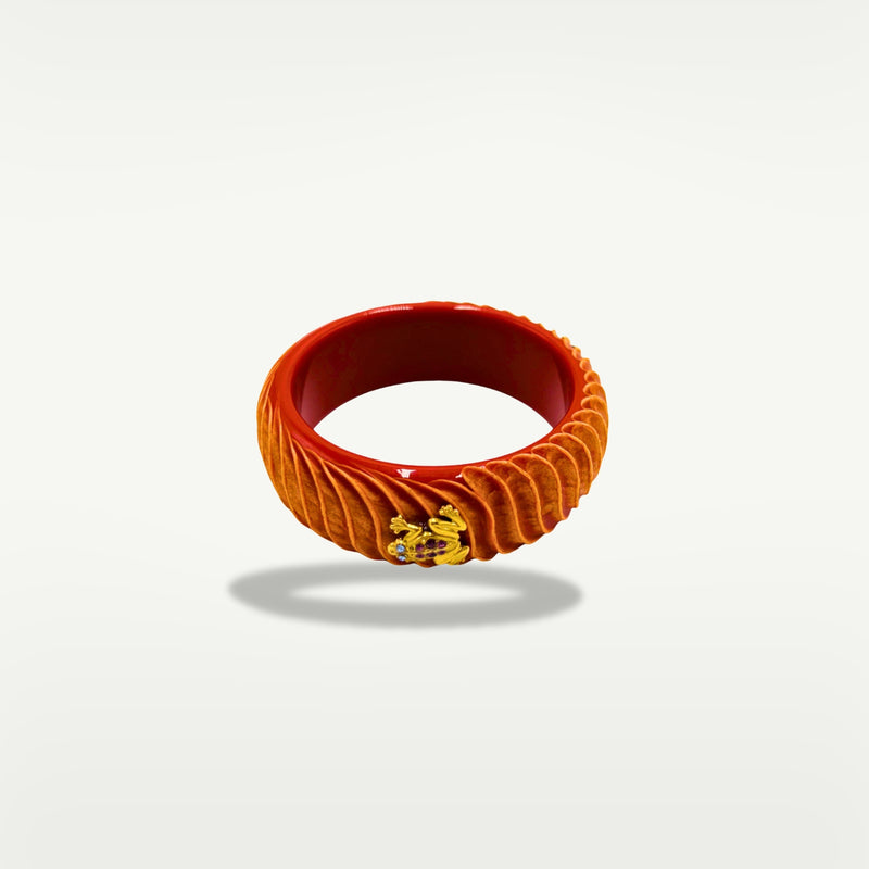 ALMALA BRACCIALE ACETATE FROG | MATTONE CHIARO Pezzi Unici