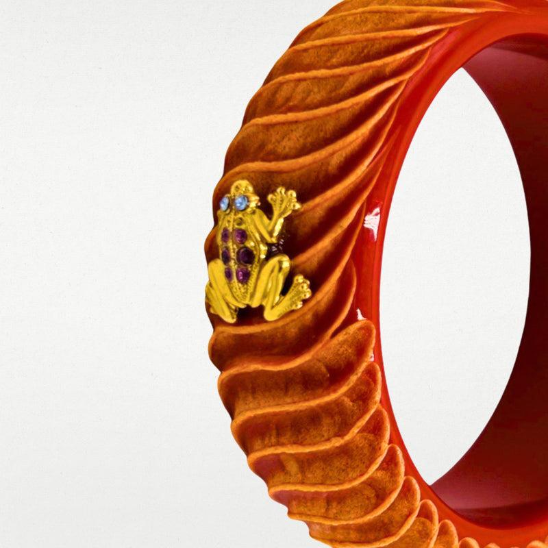 ALMALA BRACCIALE ACETATE FROG | MATTONE CHIARO Pezzi Unici