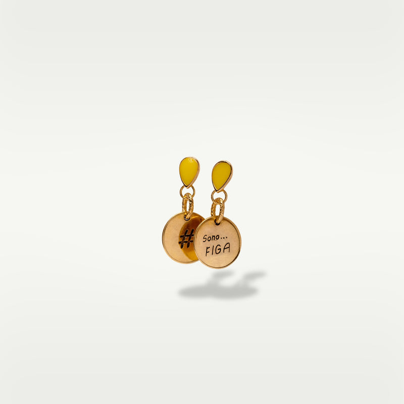 ALMALA ORECCHINO #SENTIMENT | GIALLO Shopping Online