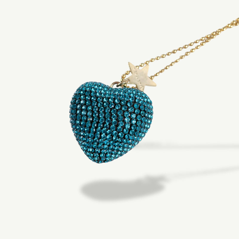 ALMALA COLLANA CUORE STRASS | TURCHESE Vendite Flash