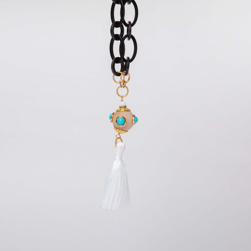 ALMALA COLLANA NAPPA BLACK & WHITE | BIANCO Affare Del Giorno