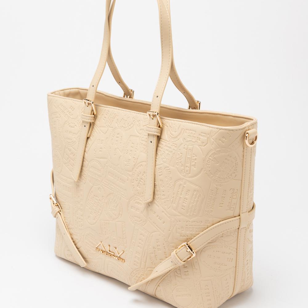 Alv by alviero martini Shopping bag large debossed passport ALV by Alviero Martini – ALVB9201 Novità