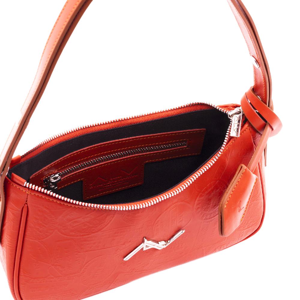 Alv by alviero martini Borsa a mezzaluna in pelle stampa Passport – ALVBT200X Promozione
