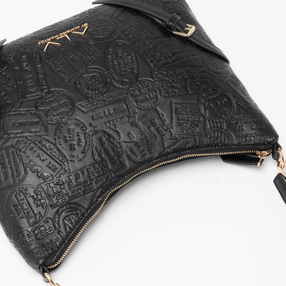 Alv by alviero martini Hobo Medium bag debossed passport ALV by Alviero Martini – ALVB9202 Offerte