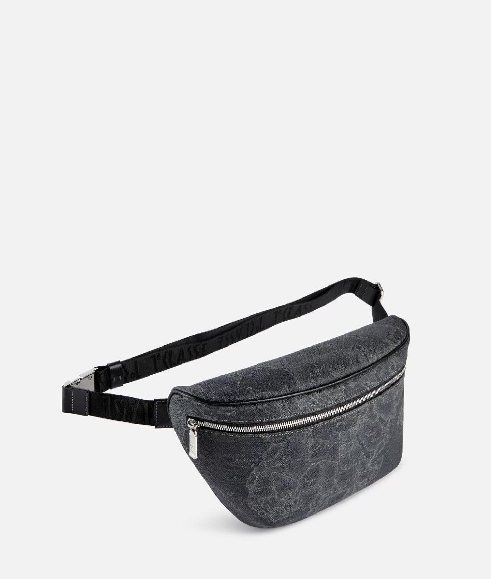 Alviero martini 1a classe Geo Black maxi marsupio In Vendita