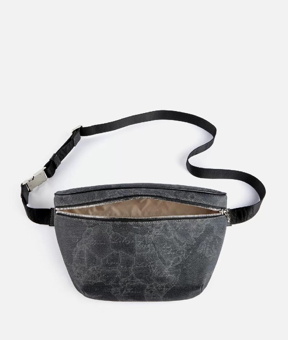 Alviero martini 1a classe Geo Black maxi marsupio In Vendita