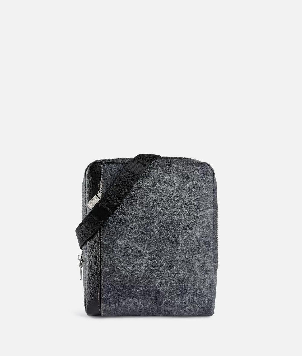 Alviero martini 1a classe Geo Black tracolla con nastro