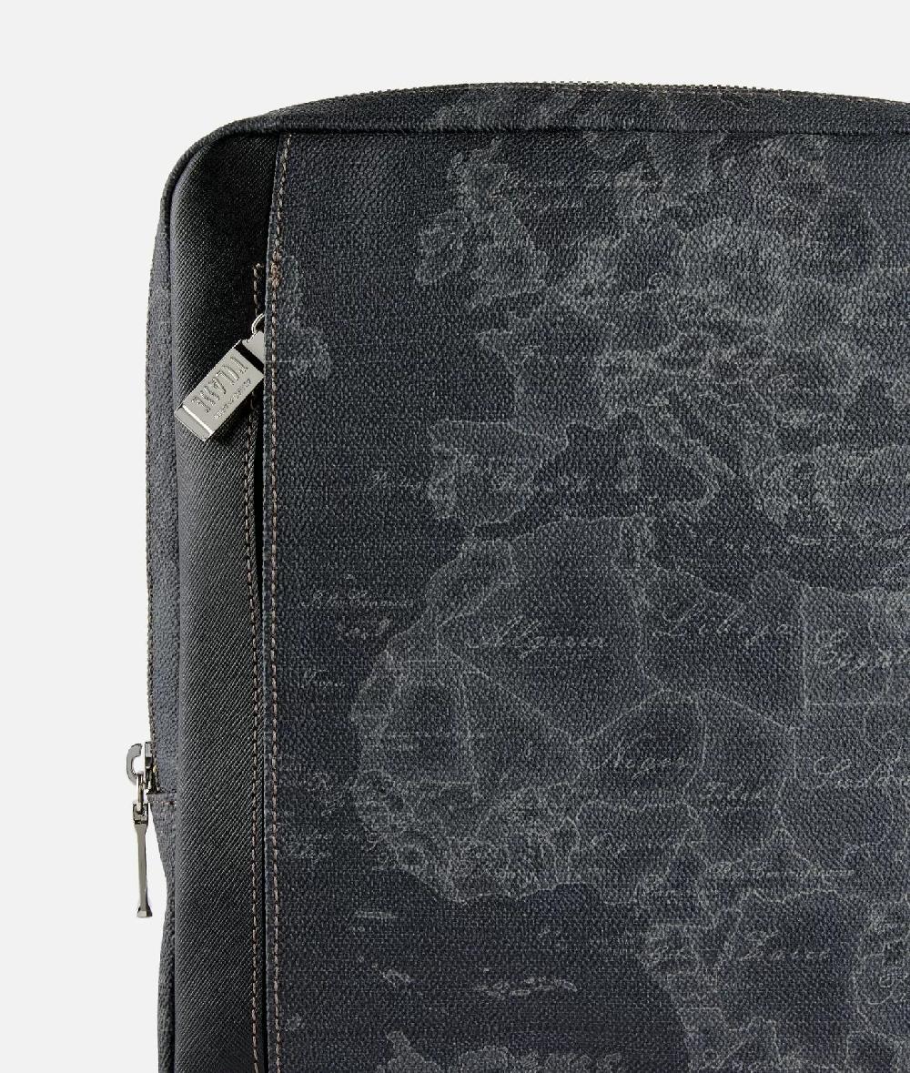 Alviero martini 1a classe Geo Black tracolla con nastro Saldi Di Fabbrica