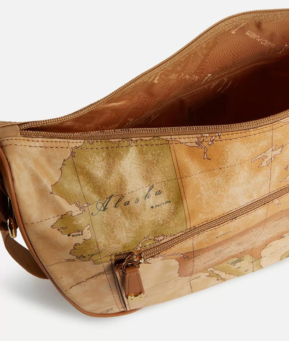 Alviero martini 1a classe Geo Soft tracolla a mezzaluna grande con tasca Qualità