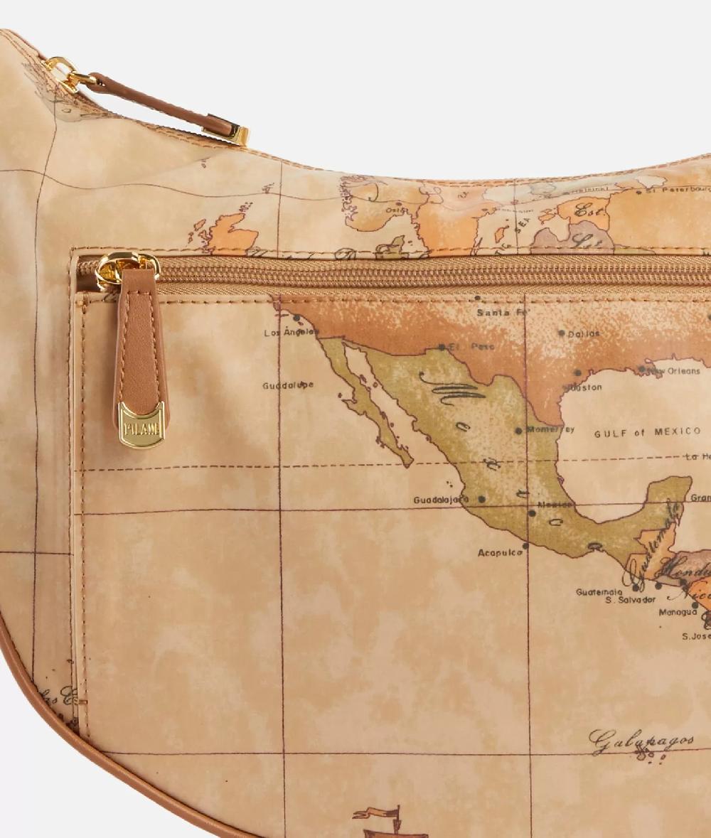 Alviero martini 1a classe Geo Soft tracolla a mezzaluna media con tasca Vendita