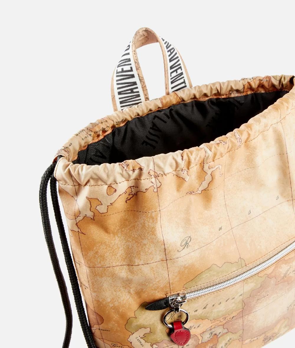 Alviero martini 1a classe Zaino a sacca Donnavventura in tessuto soft Geo Classic Pezzi Unici