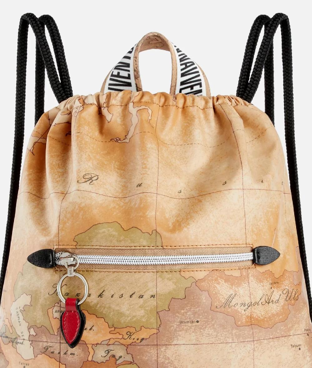 Alviero martini 1a classe Zaino a sacca Donnavventura in tessuto soft Geo Classic Pezzi Unici