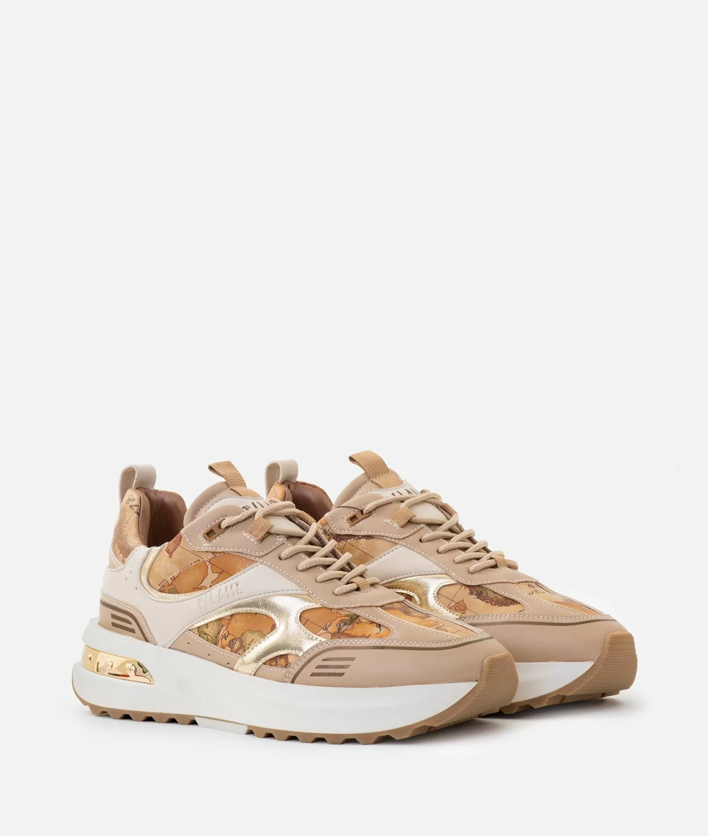 Alviero martini 1a classe Geo Road Buenos Aires sneakers in eco nappa Naturali Fino Al -60%