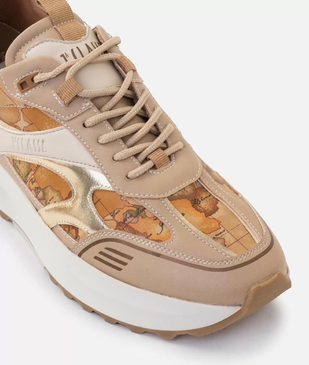 Alviero martini 1a classe Geo Road Buenos Aires sneakers in eco nappa Naturali Fino Al -60%