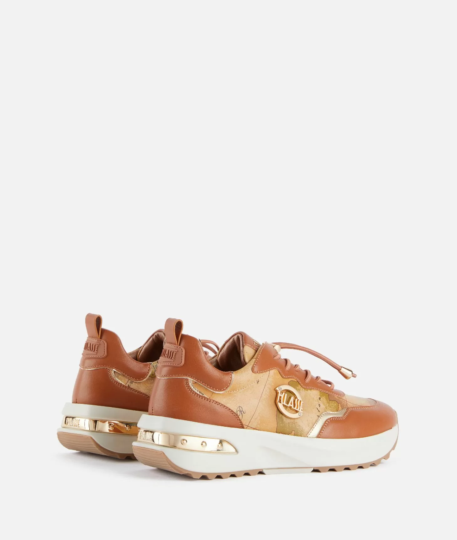 Alviero martini 1a classe Geo Road Marrakech sneakers in eco nappa Castagna Shopping Online