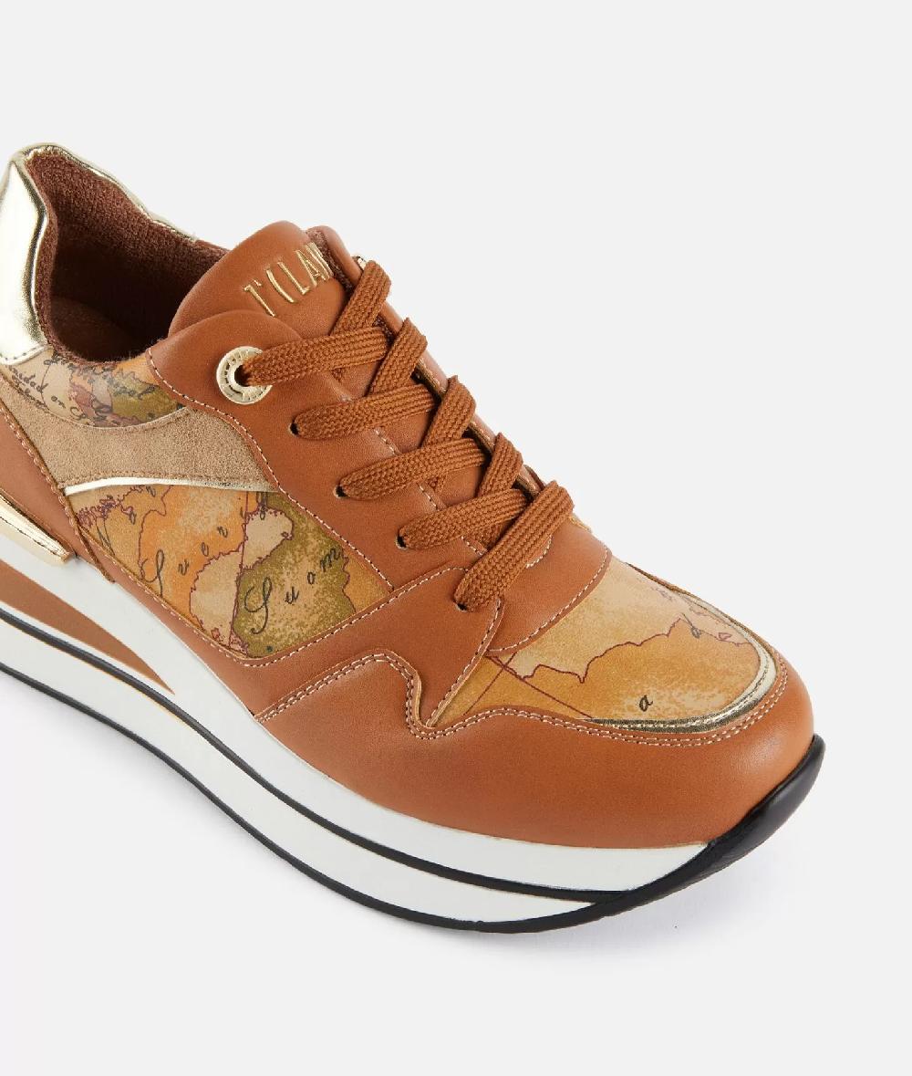Alviero martini 1a classe Running in eco nappa con mix materico Cuoio Economico