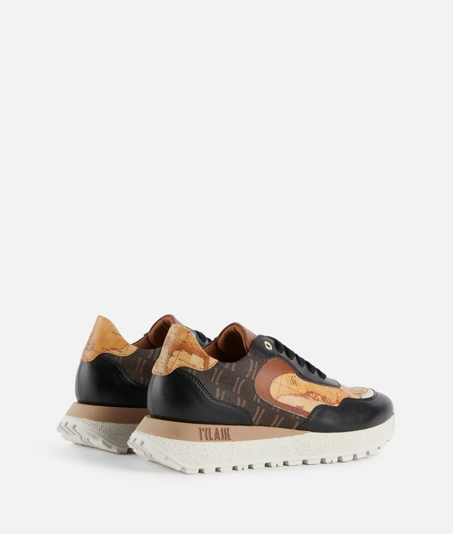 Alviero martini 1a classe Running in tessuto Monogram 1C ed eco nappa Geo Classic Nere Online