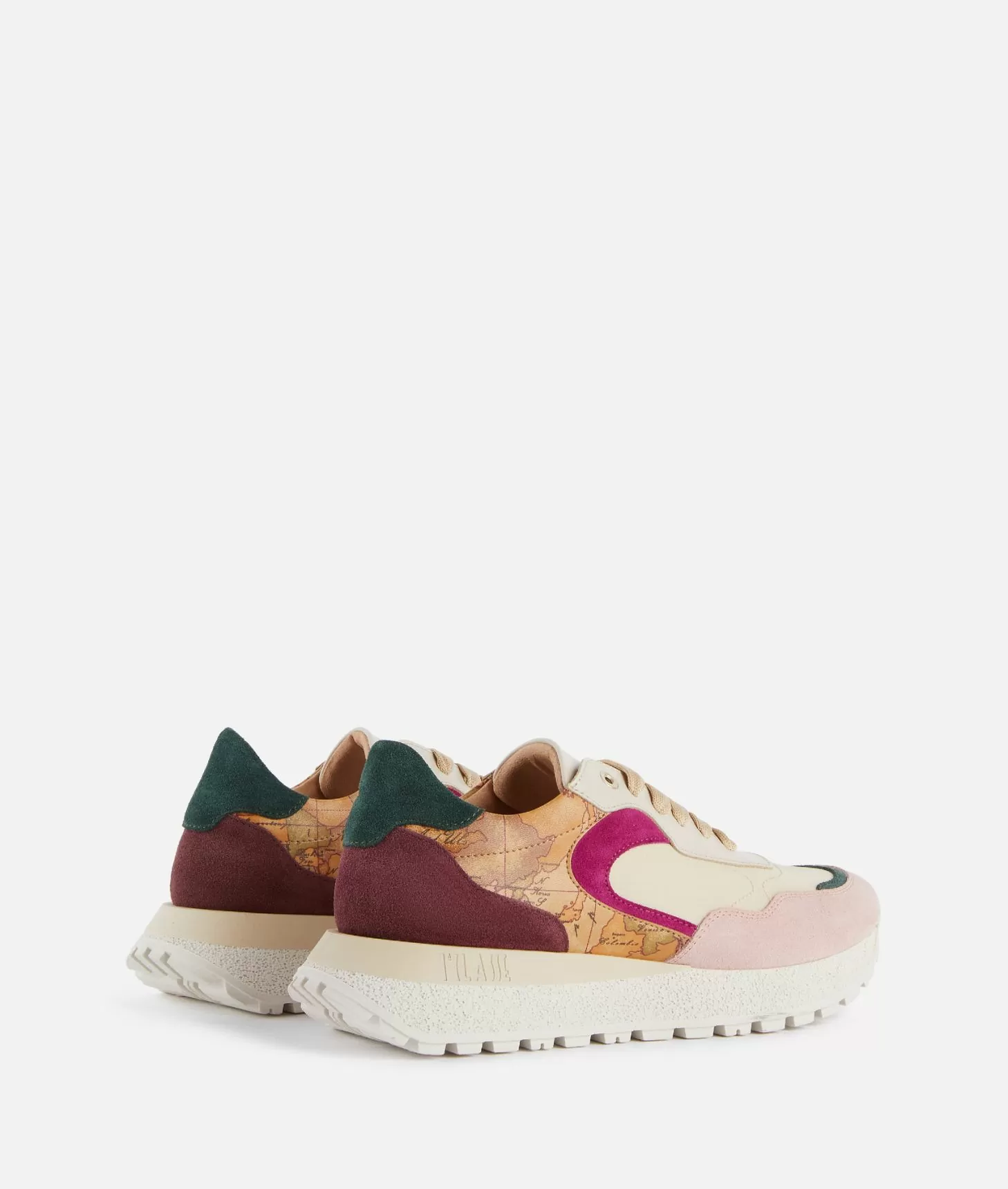 Alviero martini 1a classe Running in pelle scamosciata con mix materico Multicolor Outlet
