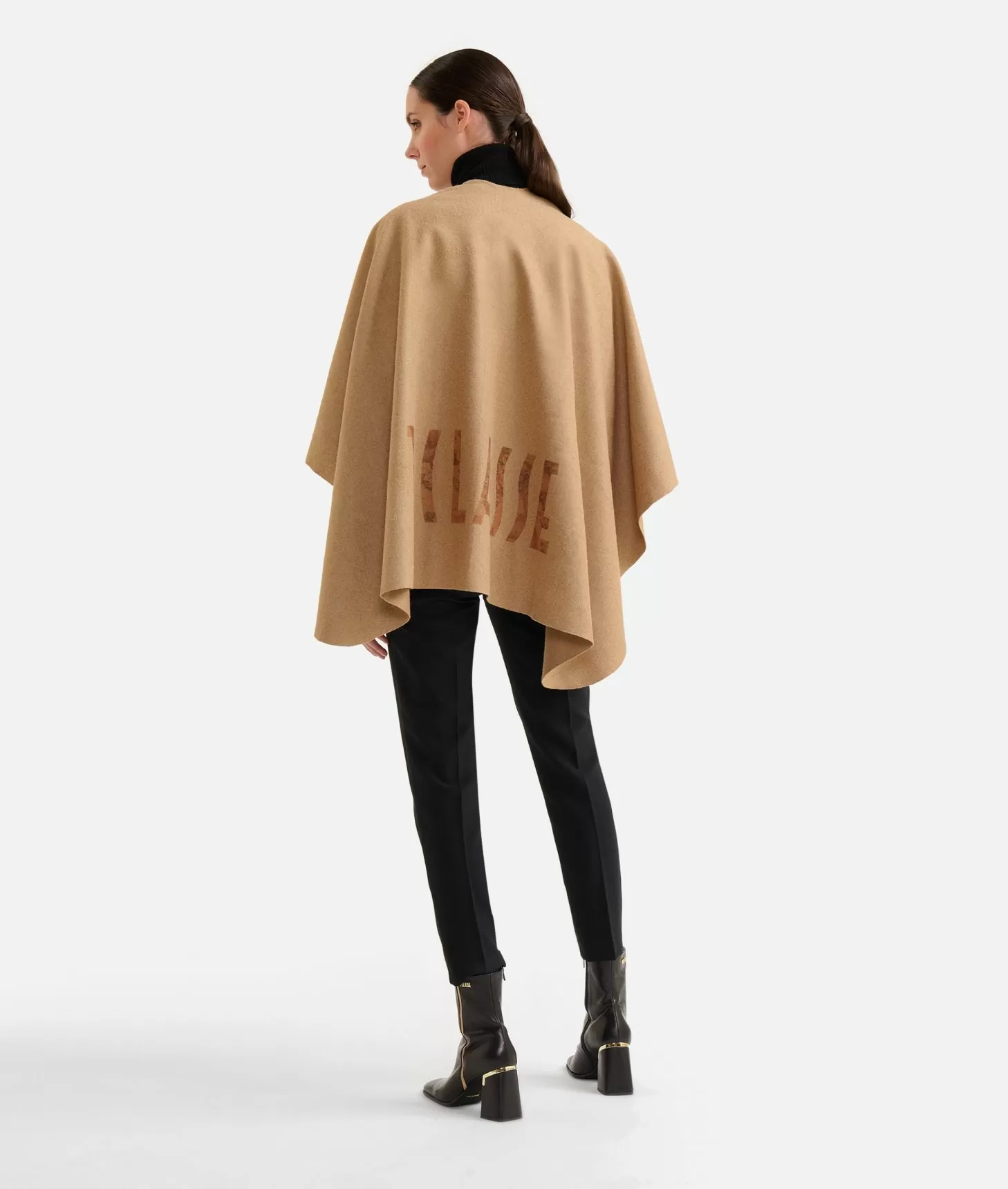 Alviero martini 1a classe Mantella in panno con logo 1ᴬ Classe Biscotto Moda