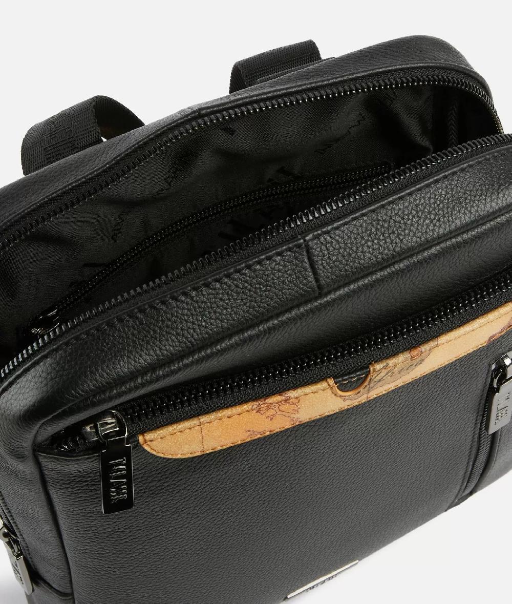 Alviero martini 1a classe Beta Leather bandoliera grande Nera Qualità Garantita