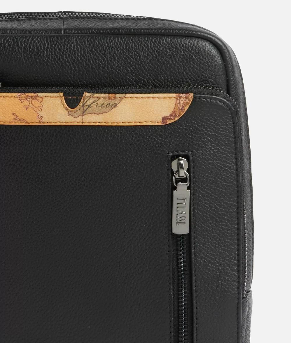 Alviero martini 1a classe Beta Leather bandoliera grande Nera Qualità Garantita