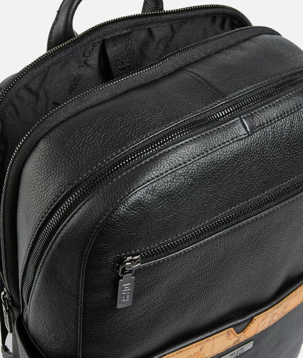 Alviero martini 1a classe Beta Leather zaino portacomputer Nero Negozi Online