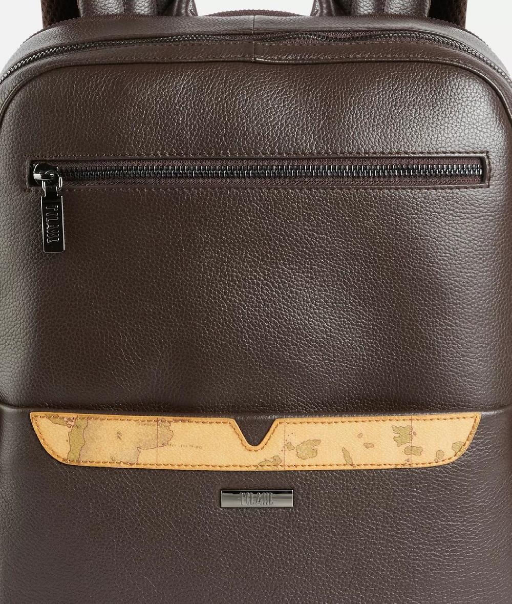 Alviero martini 1a classe Beta Leather zaino portacomputer Testa Di Moro Acquista Ora