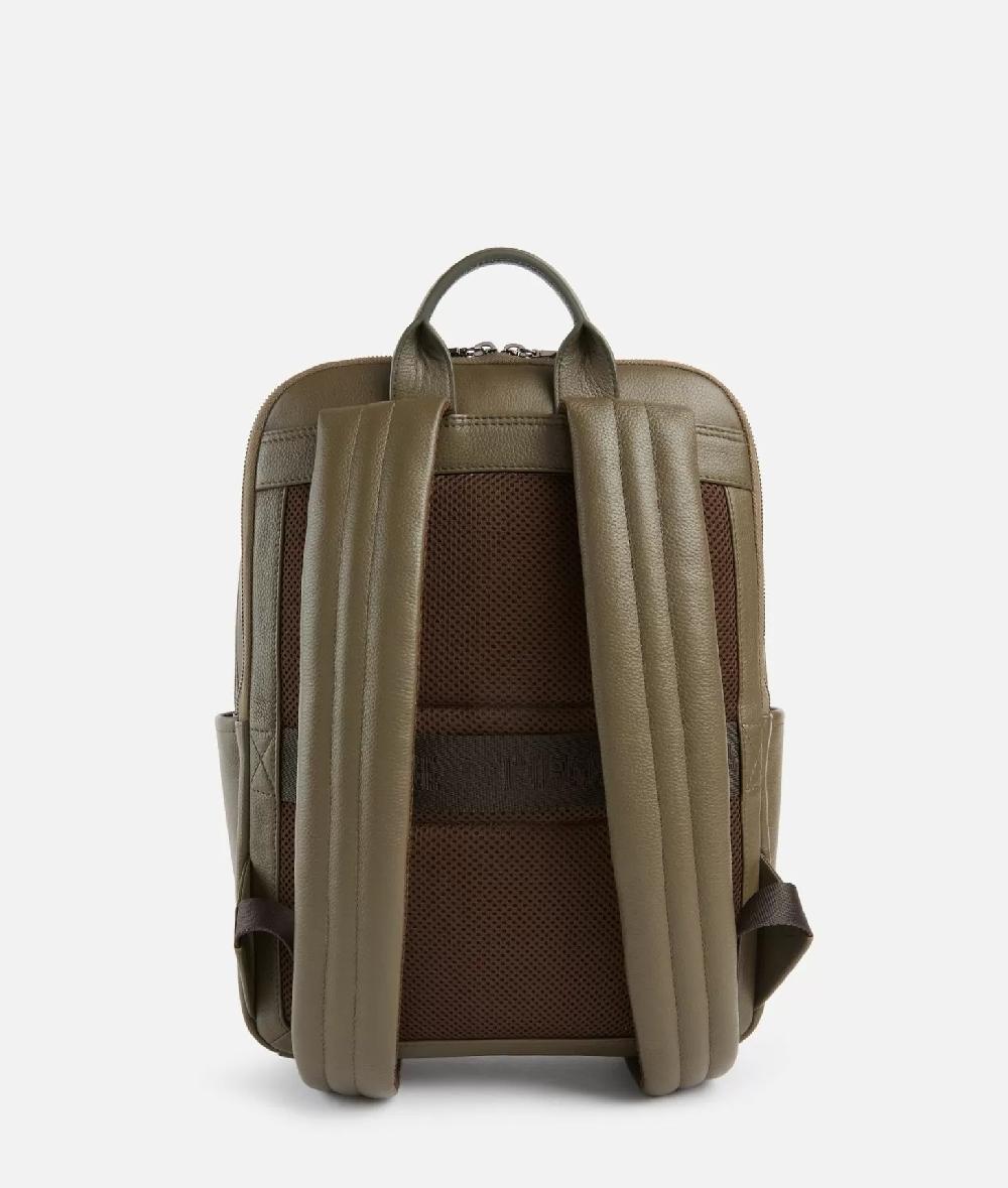 Alviero martini 1a classe Beta Leather zaino portacomputer Verde Militare Prezzo Ridotto